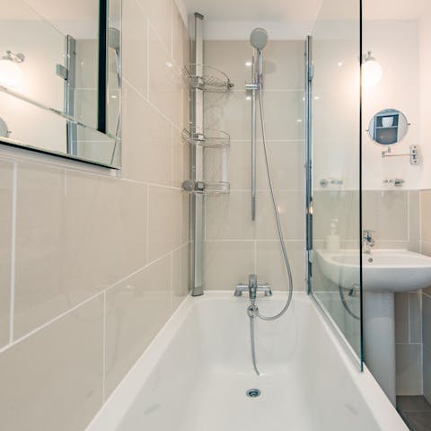 Wind down in the evenings with a relaxing bubble bath