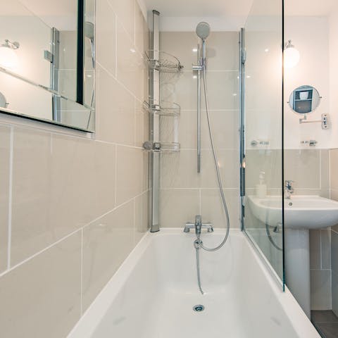 Wind down in the evenings with a relaxing bubble bath