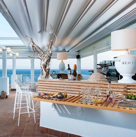 Get your caffeine fix from the lounge bar