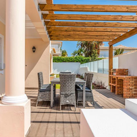 Gather around the table for a barbecued feast alfresco