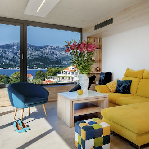 Soak in the gorgeous views as you commune