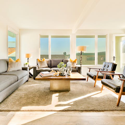 Spend quality time together in the large living room