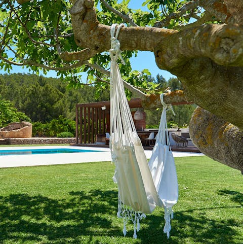 Laze your afternoon away in the hammock