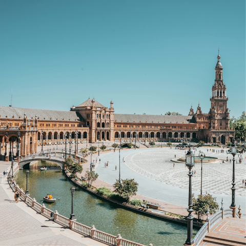 Spend an afternoon exploring the iconic Plaza de España