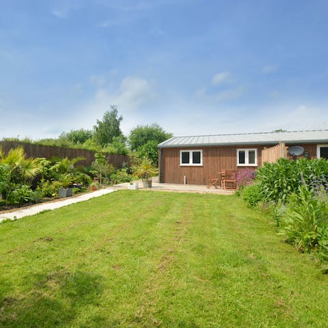 Catch some rays in the private garden and fire up the barbecue for an alfresco feast