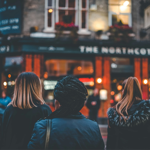 Walk twenty minutes east to sample the pubs and cafés of Clapham