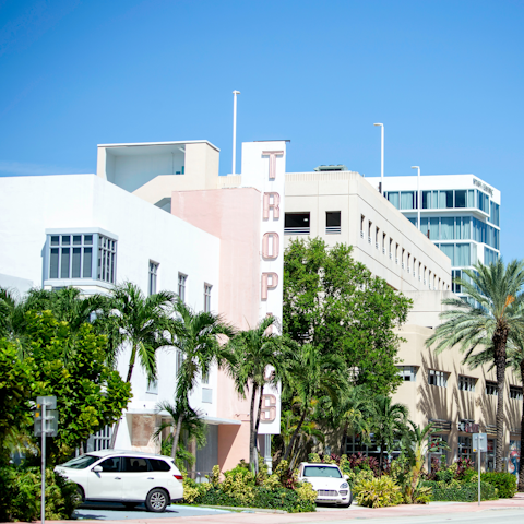 Take a five-minute drive to the historic Art Deco District