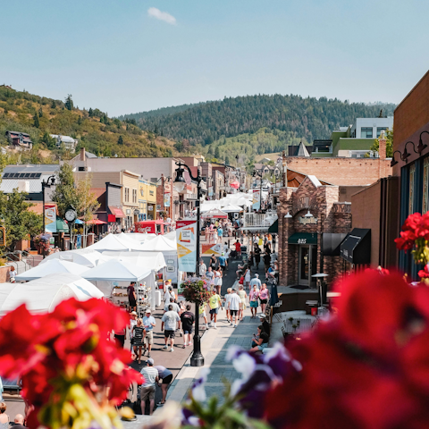 Soak up the buzz of Park City from Main Street – a short walk away