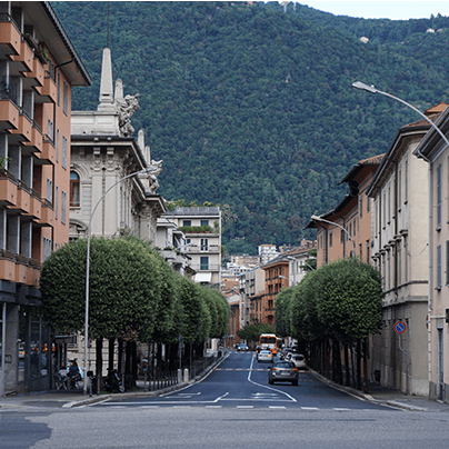 Take a six-minute drive to visit nearby Como