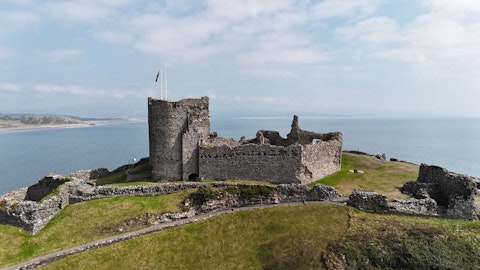 Discover Wales's dramatic medieval castles perched above the coastline