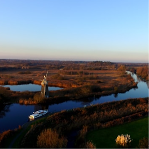 Don your walking boots for a day exploring The Broads