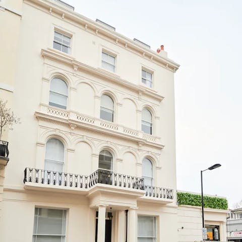 Feel at home in West London's traditional Georgian architecture