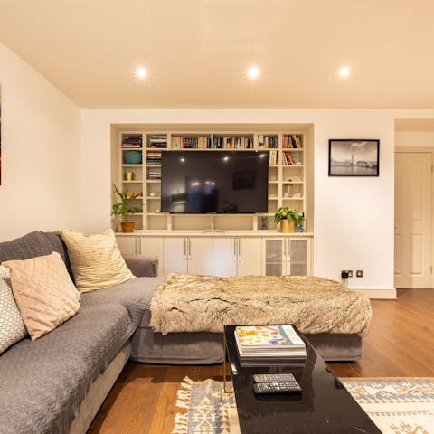 Put on your favourite Netflix show after a busy day exploring the capital