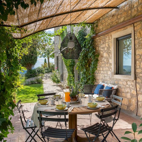 Get the day off to the best start with breakfast on the patio