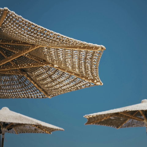 Spend an afternoon soaking up the sun on the beach