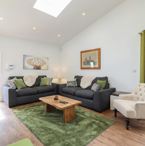 Spend cosy evenings in or dine out in a nearby pub