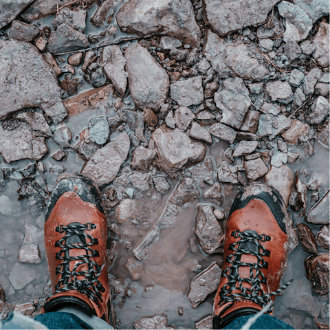 Bring your hiking boots and explore the Kent Downs Area of Outstanding Natural Beauty