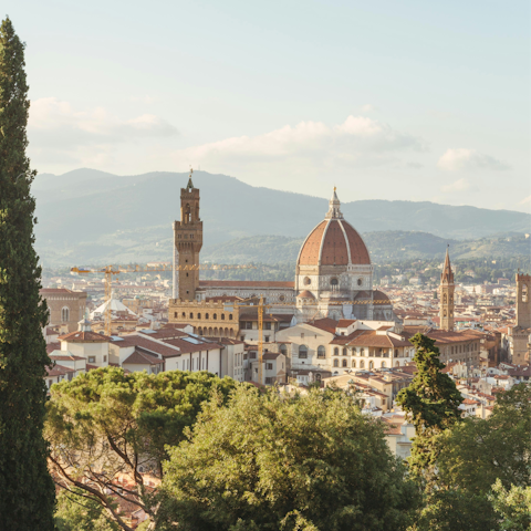 Stay less than thirty minutes from the centre of Florence