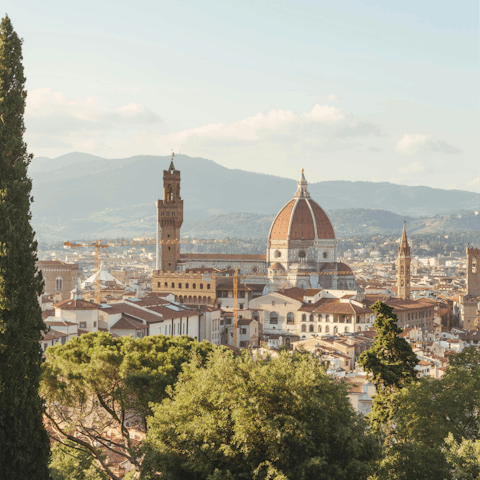 Stay less than thirty minutes from the centre of Florence