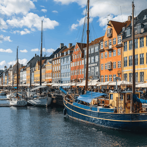 Discover Nyhavn, three stops away on the metro