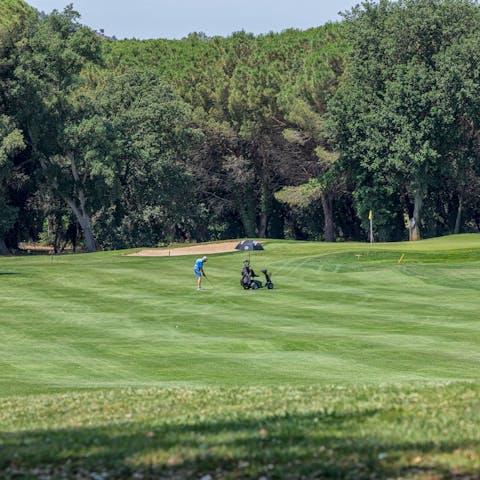 Stay on the St Cristina D'Aro golf course complex