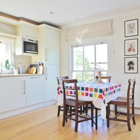 Cook up a storm in the charming kitchen