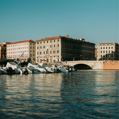Drive forty minutes to Livorno for superb seafood