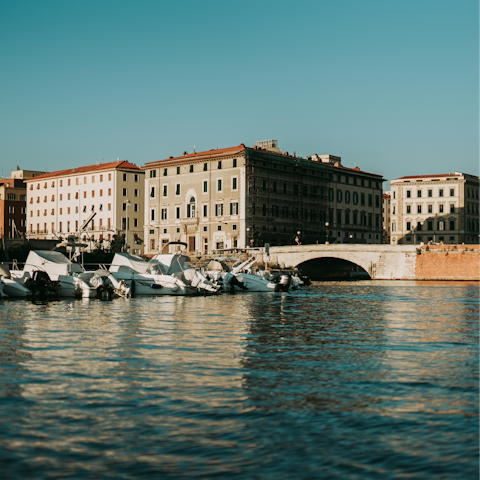 Drive forty minutes to Livorno for superb seafood
