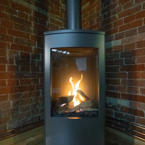 Turn up the fire on chilly evenings in