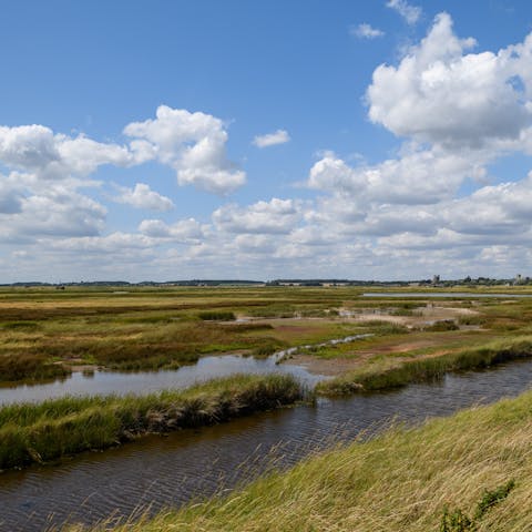 Surround yourself with the beautiful pastoral scenery of Woodbridge will still staying in the centre of town