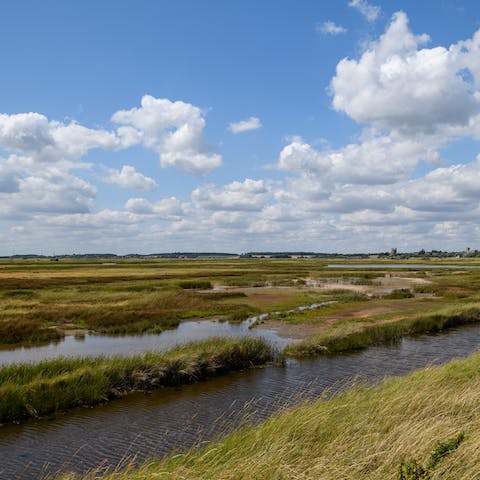Surround yourself with the beautiful pastoral scenery of Woodbridge will still staying in the centre of town