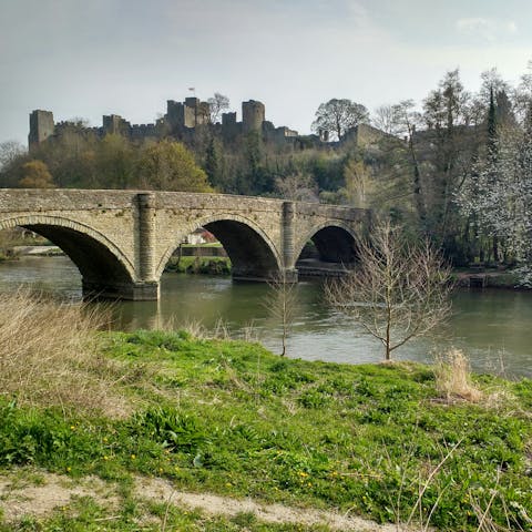 Explore historic sights in Ludlow – the castle is a short walk away