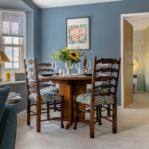 Relax with evening meals at home or head to the local pub