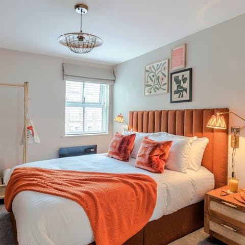 Sleep well in the cosy bedrooms