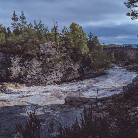 Wrap up warm and explore the wild beauty of the Scottish Highlands that surrounds this home