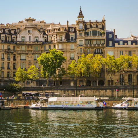 Have a stroll along the nearby River Seine