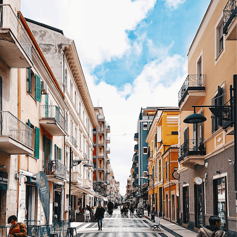 Drive 20km to Pescara and explore the charming provincial capital