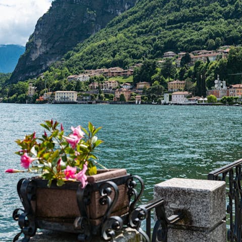 Head to Menaggio's nearby waterfront for peoplewatching