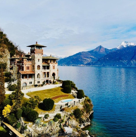 Prepare to make an entrance at this suitably Bond castle