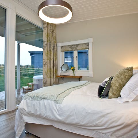 Wake up rested and be greeted by the greenery outside