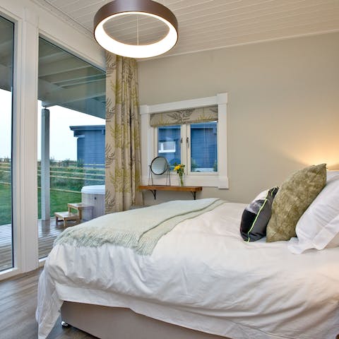 Wake up rested and be greeted by the greenery outside