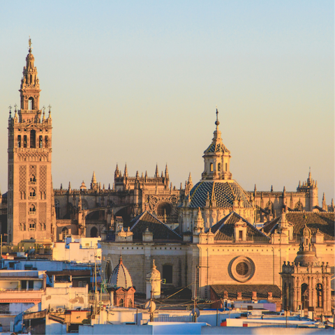 Take in the gorgeous architecture of Seville, right on your doorstep