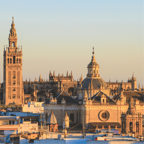 Take in the gorgeous architecture of Seville, right on your doorstep