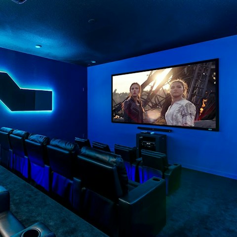 Get the popcorn and gather for a cosy night in the home cinema