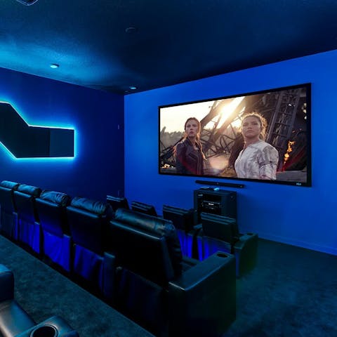 Get the popcorn and gather for a cosy night in the home cinema