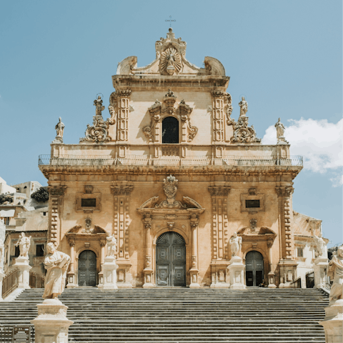 Take a day trip to Modica, a forty-or-so-minute drive away