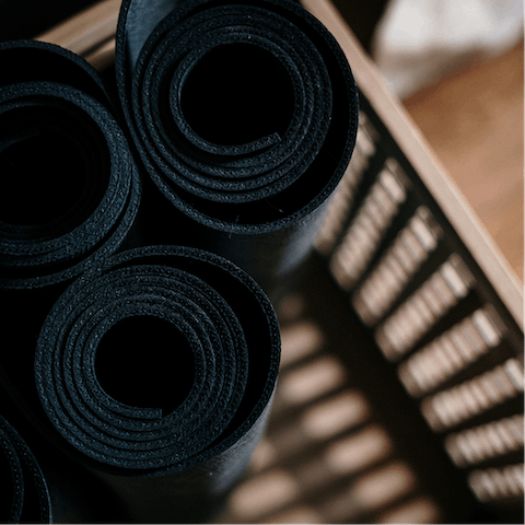 Relax with some yoga while overlooking the beach to add to the tranquillity