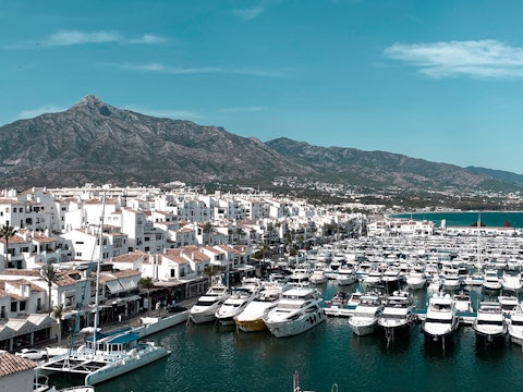 Step directly onto Puerto Banús Marina's iconic promenade, lined with superyachts and designer boutiques