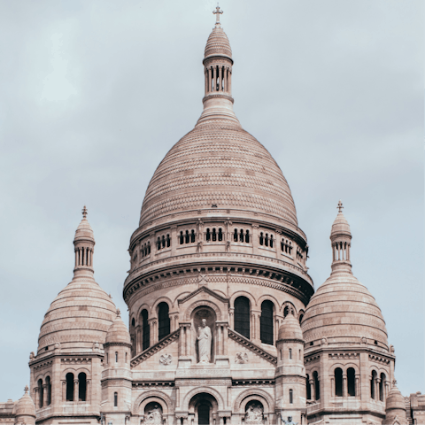 Wander west towards Montmartre and the Sacré-Cœur, just 2km away