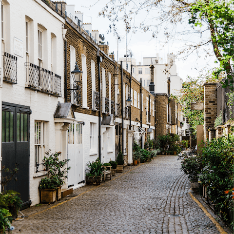 Head across the bridge to the pretty streets of Chelsea